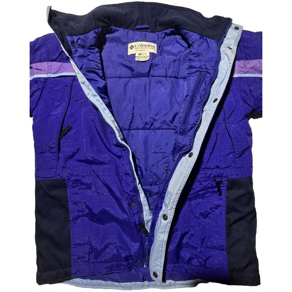 Columbia Tectonite Insulated Jacket Youth 2X 18/20 Coat Ski Snow Winter Blue EUC - Picture 4 of 12